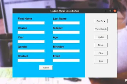 Attendance Management System in Python With Mysql Database