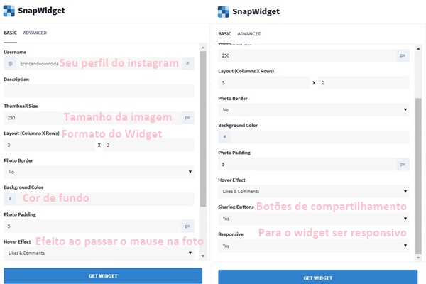 incorpotar o feed do instagram no blog 