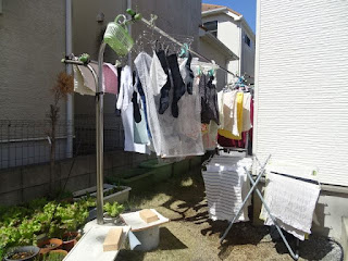 太陽熱エネルギーを利用した洗濯２