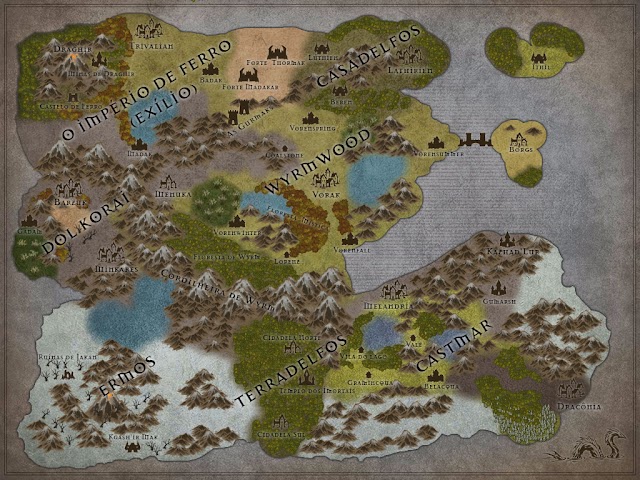 Site para construir mapas de D&D, mapa e ideias para aventuras (construção de mundo)