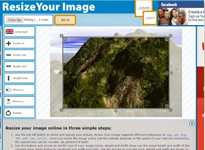 Thay Đổi Kích Thước Ảnh Online-Resize Picture Online