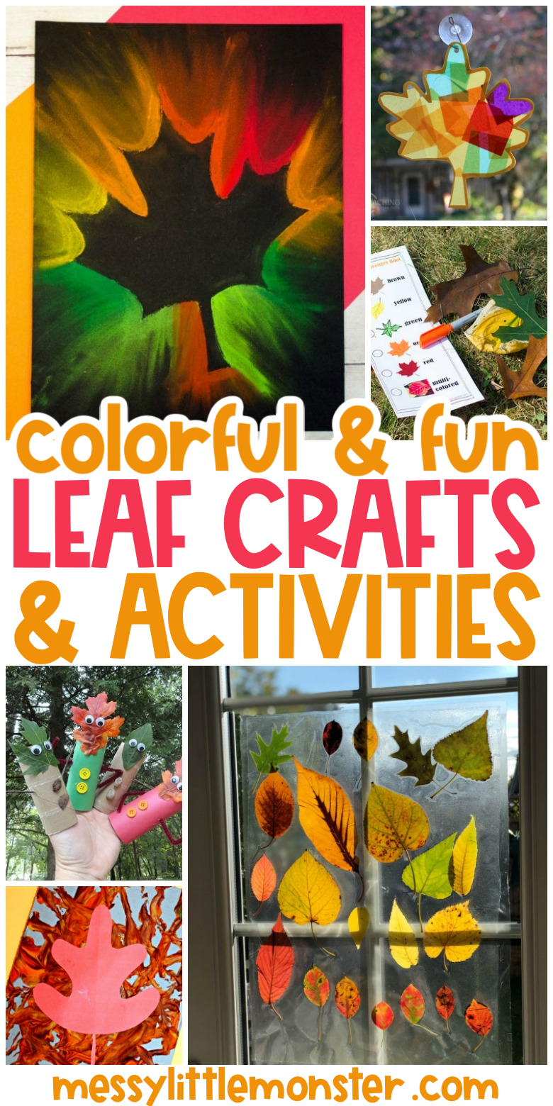 leaf crafts and activities for kids