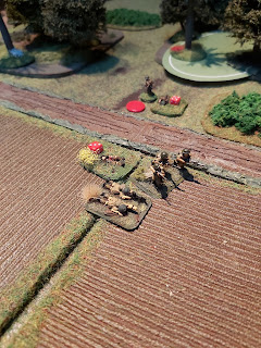 Another British section is forced to retreat