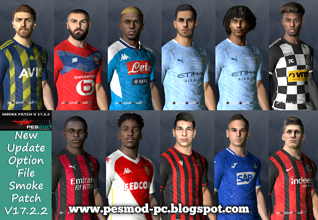 PES 2017 Update Option File Smoke Patch V17.2.2 Season 2020/21