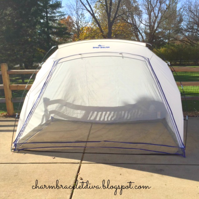 How to set up HomeRight spray paint spray shelter.