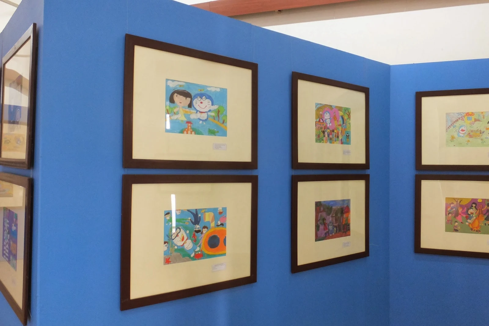 doraemon-exhibition-hanoi ドラえもんお絵描き展3