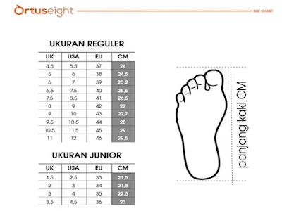 ortuseight size chart