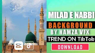 12 Rabi Ul Awal Mubarak Background by Hamza VFX