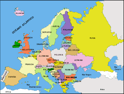 ZONA TIC: PAISES DE EUROPA