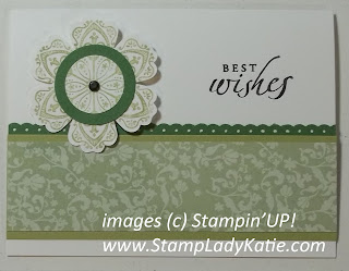 Card made with Stampin'UP!'s Mixed Bunch stamp set and the Blossom Punch