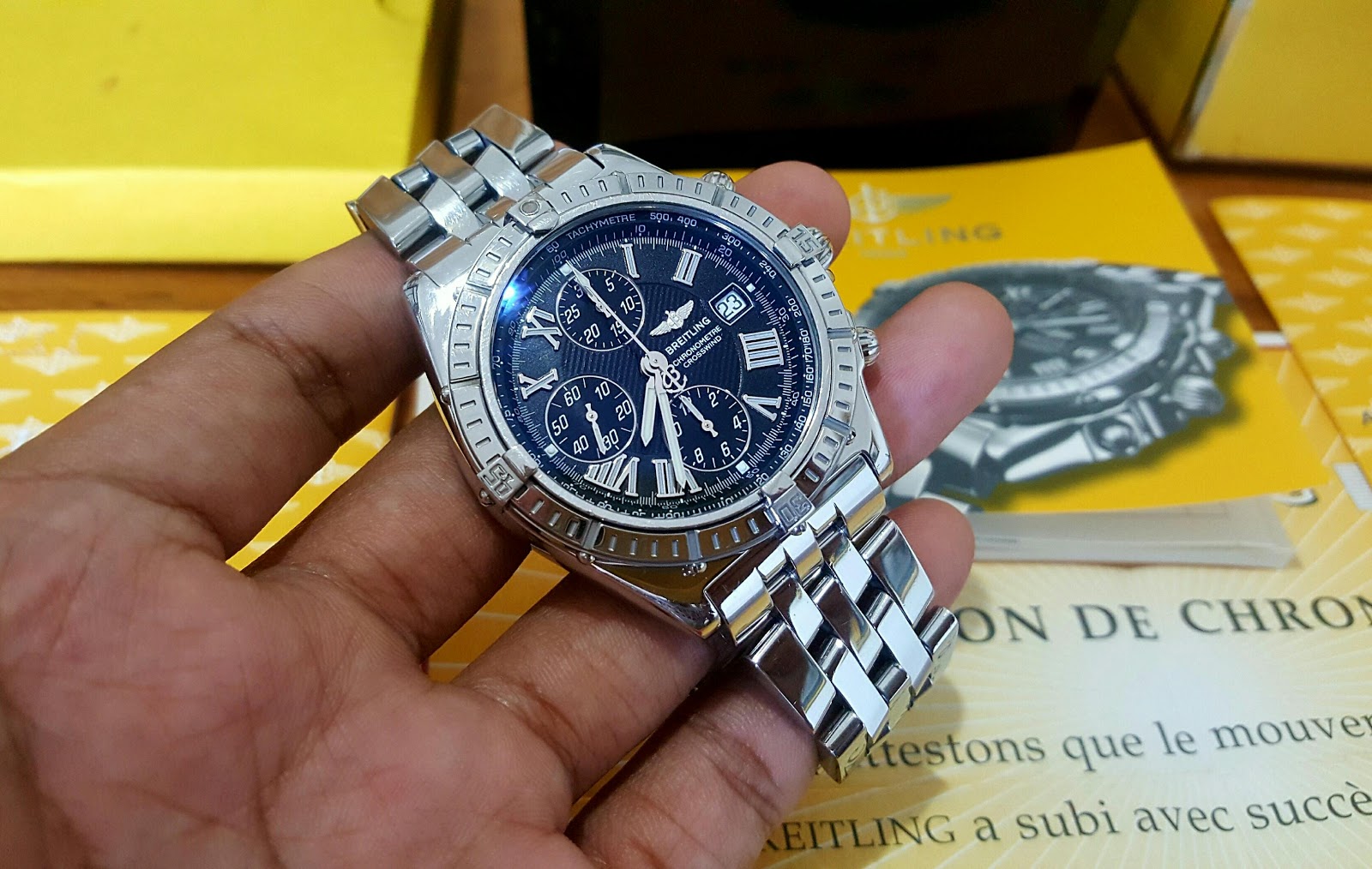 RENONWATCH Collection: (SOLD) BREITLING "Crosswind" A13355 