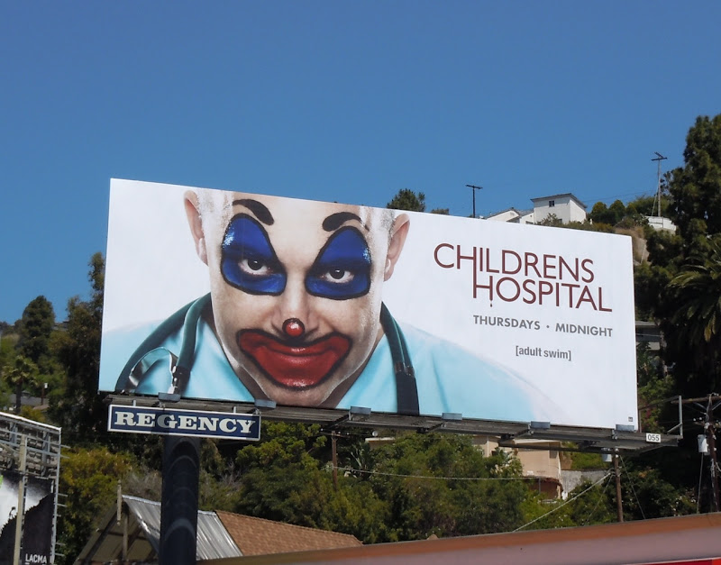 Pogo the Clown Childrens Hospital billboard