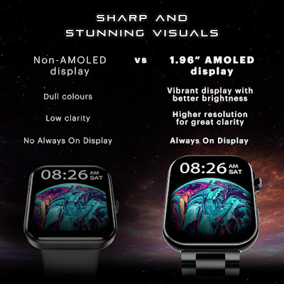 Noise ColorFit Ultra 3 Bluetooth Calling Smart Watch Amoled Display