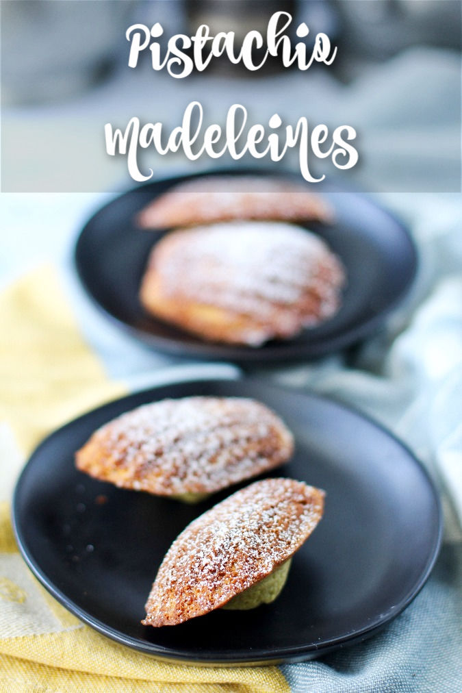 Pistacchio Madeleines - Madeleines a la Pistache