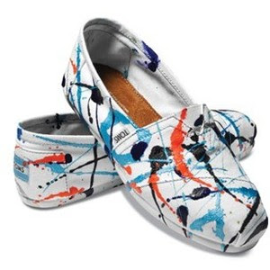 Toms Shoes  on Tyler Ramsey Hand Painted Men S Toms Shoes