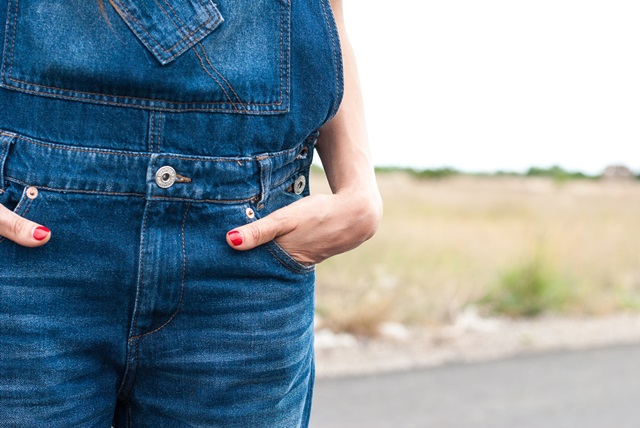 Denim Dungaree Look