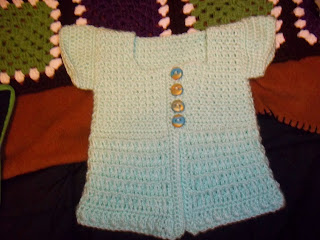 crochet baby cardigan