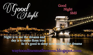 Good Night SMS collection