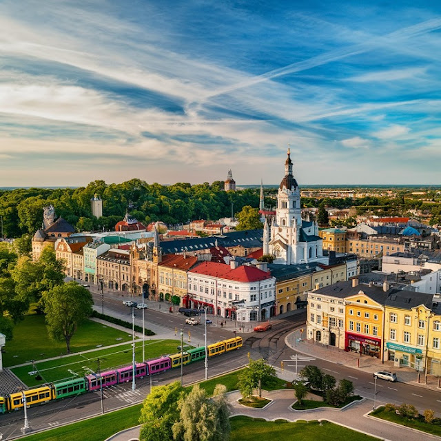 Tartu, the second-largest city in Estonia