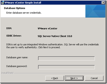 22_vCenter Server Database Option