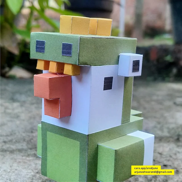 Dinosaur Chicken Papercraft