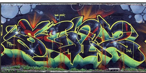 Graffiti Tag With Crew Name