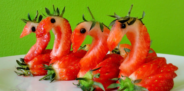 strawberry art decoration