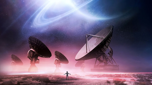 Radio Telescopes Space Exploration HD Wallpaper