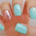 Chic Tiffany Green Nail Art