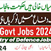 Career Opportunities At Ministry Of Defence 2024