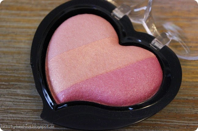 p2 just dream like le limited edition endless love trio blush rouge 020 greatest wish review swatch swatches tragebild tragebilder testbericht test 1