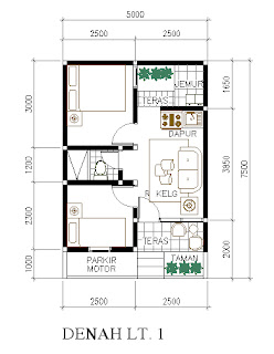 5 Contoh Denah Rumah Sederhana 2015