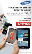 Promo September 2012 Samsung Galaxy Tab 2 7 inch Rp 3.499.000
