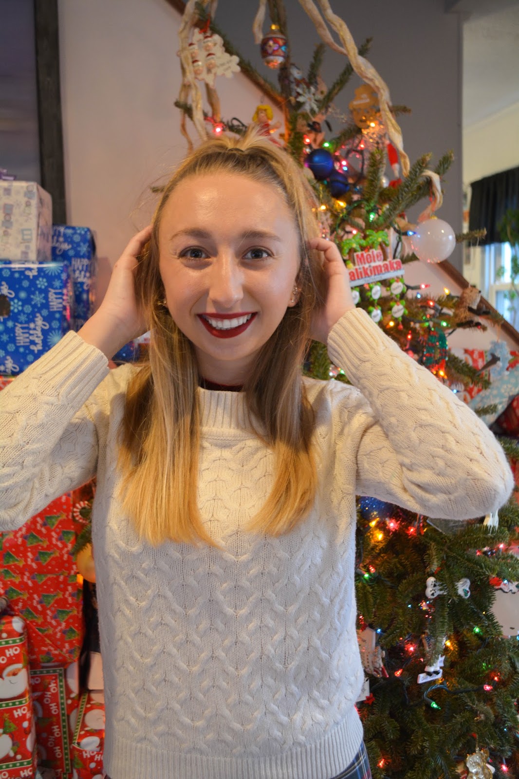 Christmas Outfit + Hair Inspiration