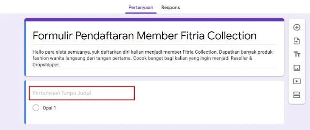 Cara Membuat Google Form 2