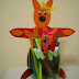 Idea to make something from bottle for kids : kangaroo pencils case