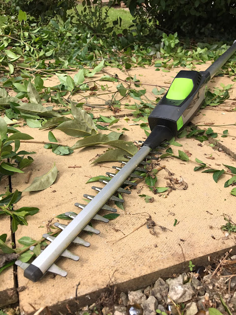 Mr Bishop reviews the GTech HT20 Cordless Hedge Trimmer