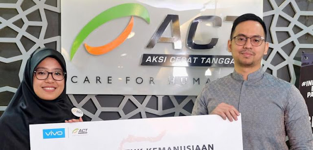 Bersama ACT, Vivo Indonesia Donasikan Rp4 Miliar untuk Korban Gempa Palu dan Donggala