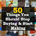 50 Things You Should Stop Buying & Start Making