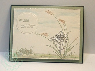 Be Still and Listen-grassshopper