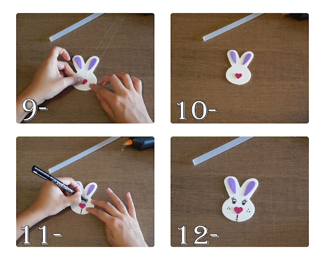 DIY Coelhinho fofo para decorar