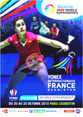 Jadwal Lengkap Quarter Finals Yonex French Open Super series 2015