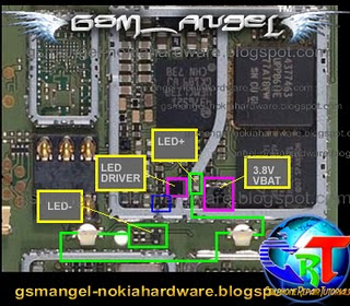 Nokia 1680c, 1681c Keypad Light Problem Solution