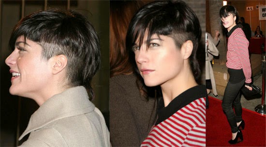 Lady Nape: Selma Blair short hairstyle. Bob, Pixie,