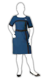 United Airlines Flight Attendant Uniform Female Domestic Look #8