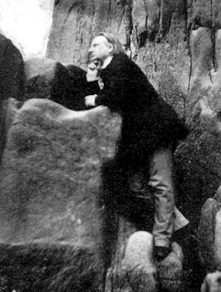 Victor Hugo Among the Rocks on Jersey (1853-55), par Charles Hugo