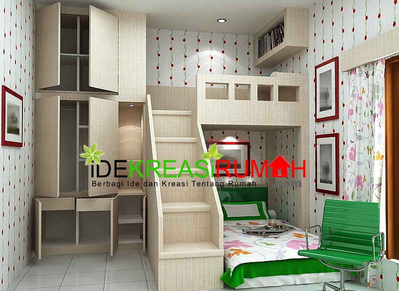  Desain  Interior Unik Kamar  Tidur Tingkat Untuk Anak  Ide 