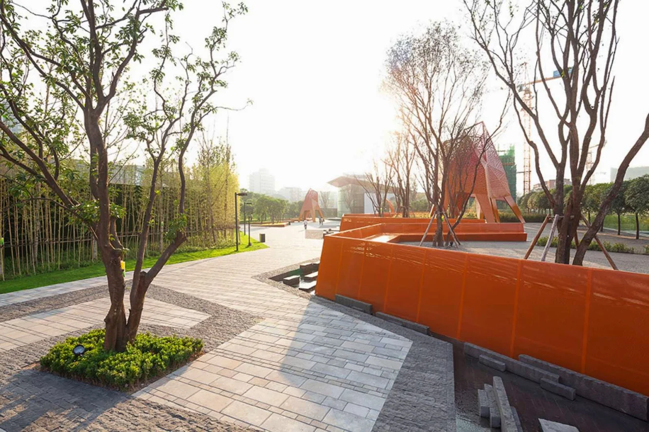 Fengming Mountain Park by Martha Schwartz Partners