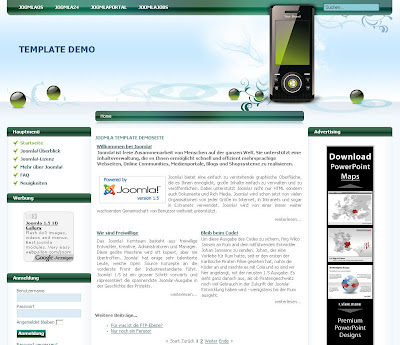 Siteground-j15-91 (Phone Mania) - шаблон для Joomla 1.5