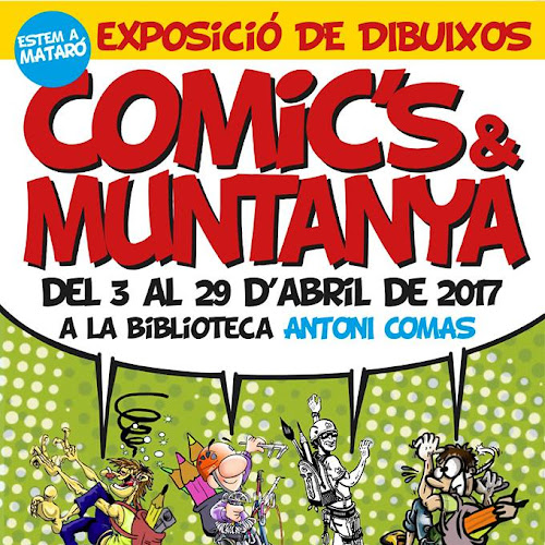 Comics i muntanya, exposició de dibuixos de muntanya a Mataró